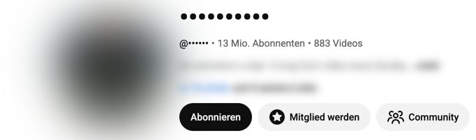 YouTube-Cartoon-Kanal, Name unkenntlich
