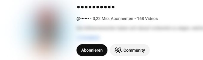 YouTube-Cartoon-Kanal, Name unkenntlich